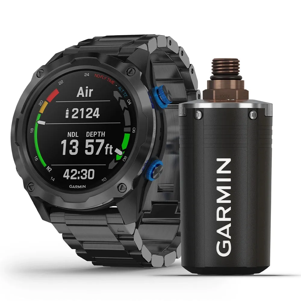 Garmin MK2i Titanium w/ Titanium band and T1 transmitter