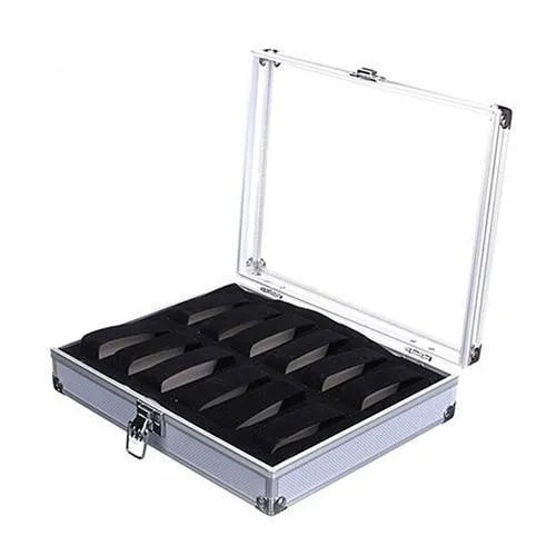 Gennaro Aluminium Watch Organizer & Safety Box 6-12 Slots