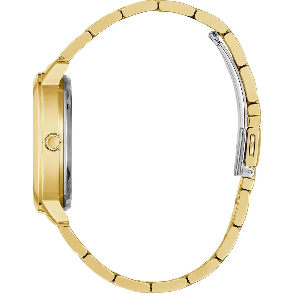 Guess GW0300L2 Quattro Clear Gold Tone Womens Watch