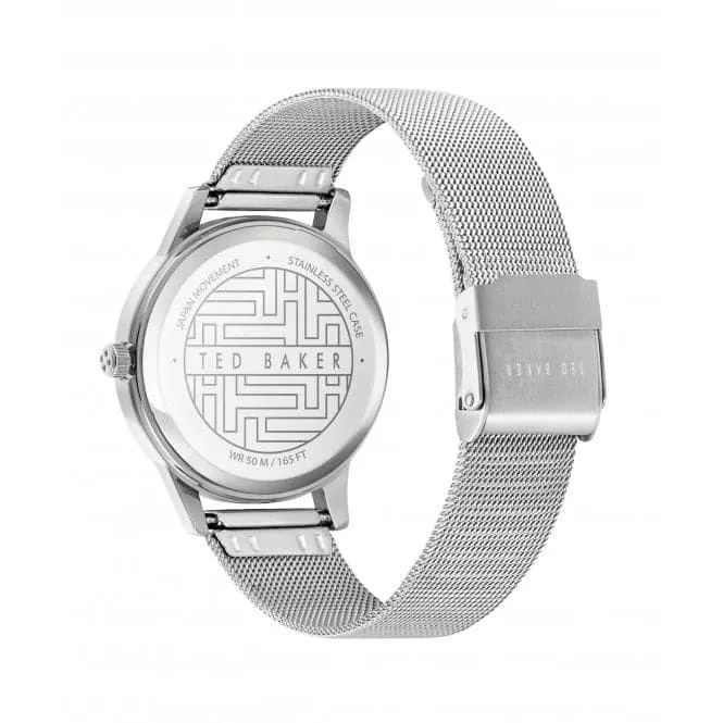 Ladies Fitzrovia Charm Silver Tone Mesh Watch BKPFZF126