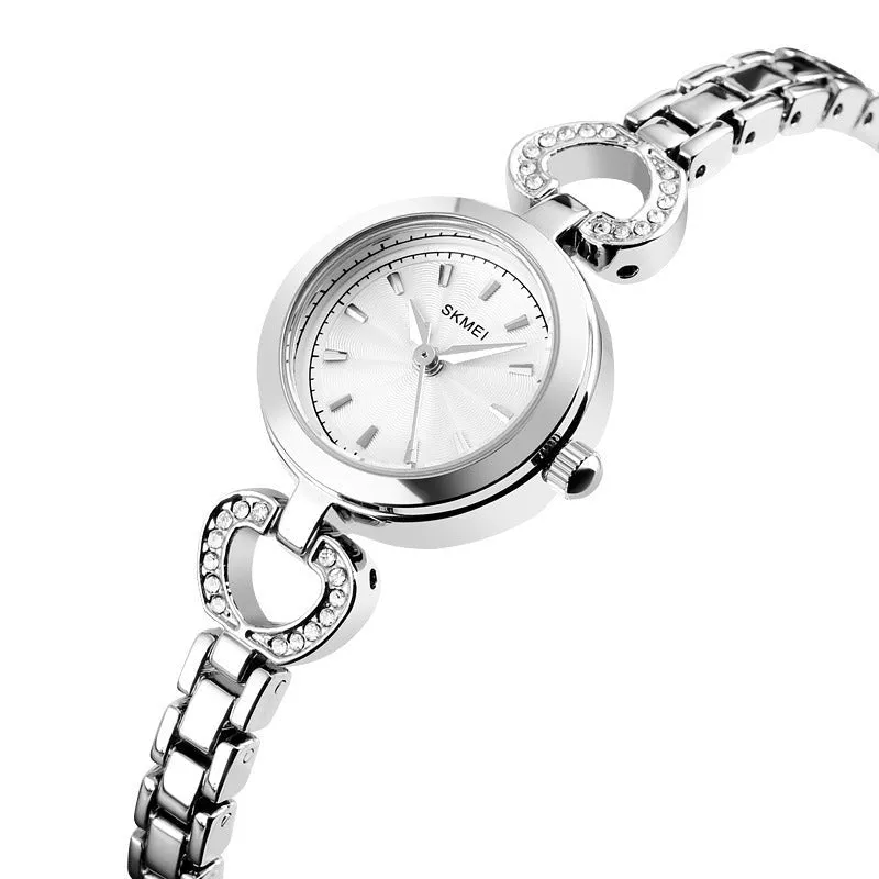 Luxury Brand Women Dress Watches Quartz Wristwatches Fashion Alloy Band Waterproof Ladies Watch Clock