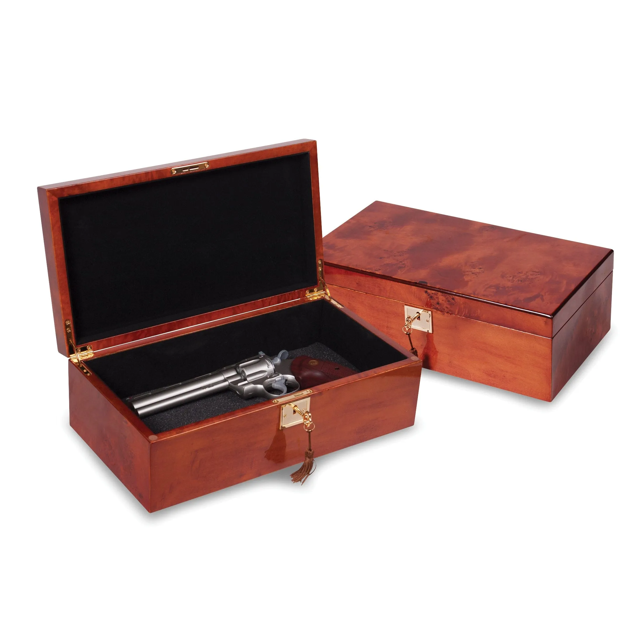 Mapa Burlwood Veneer Multi Use Collector Box