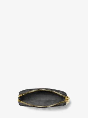 Medium Saffiano Leather Chain Card Case