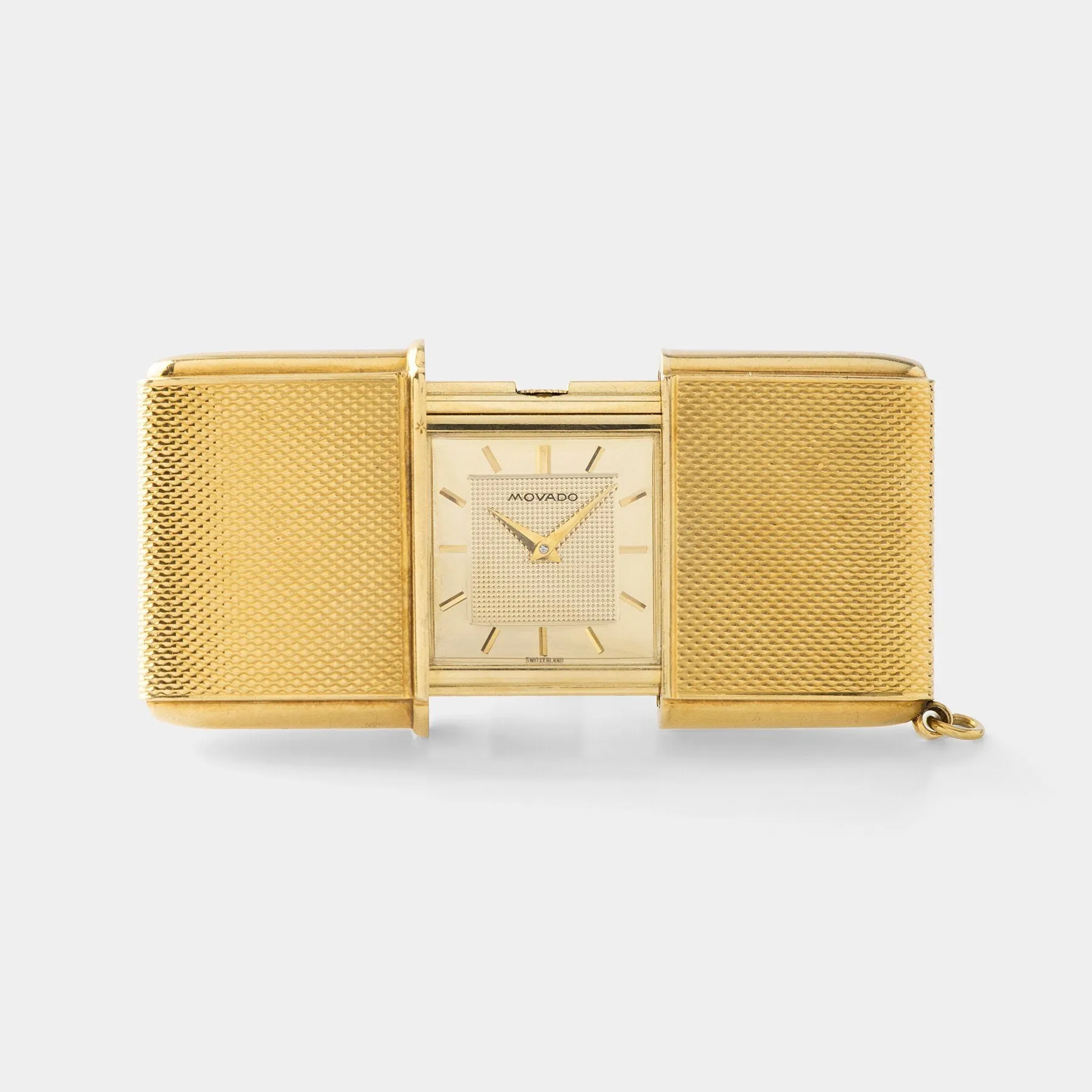 Movado Ermeto Pocket Watch 18kt Yellow Gold