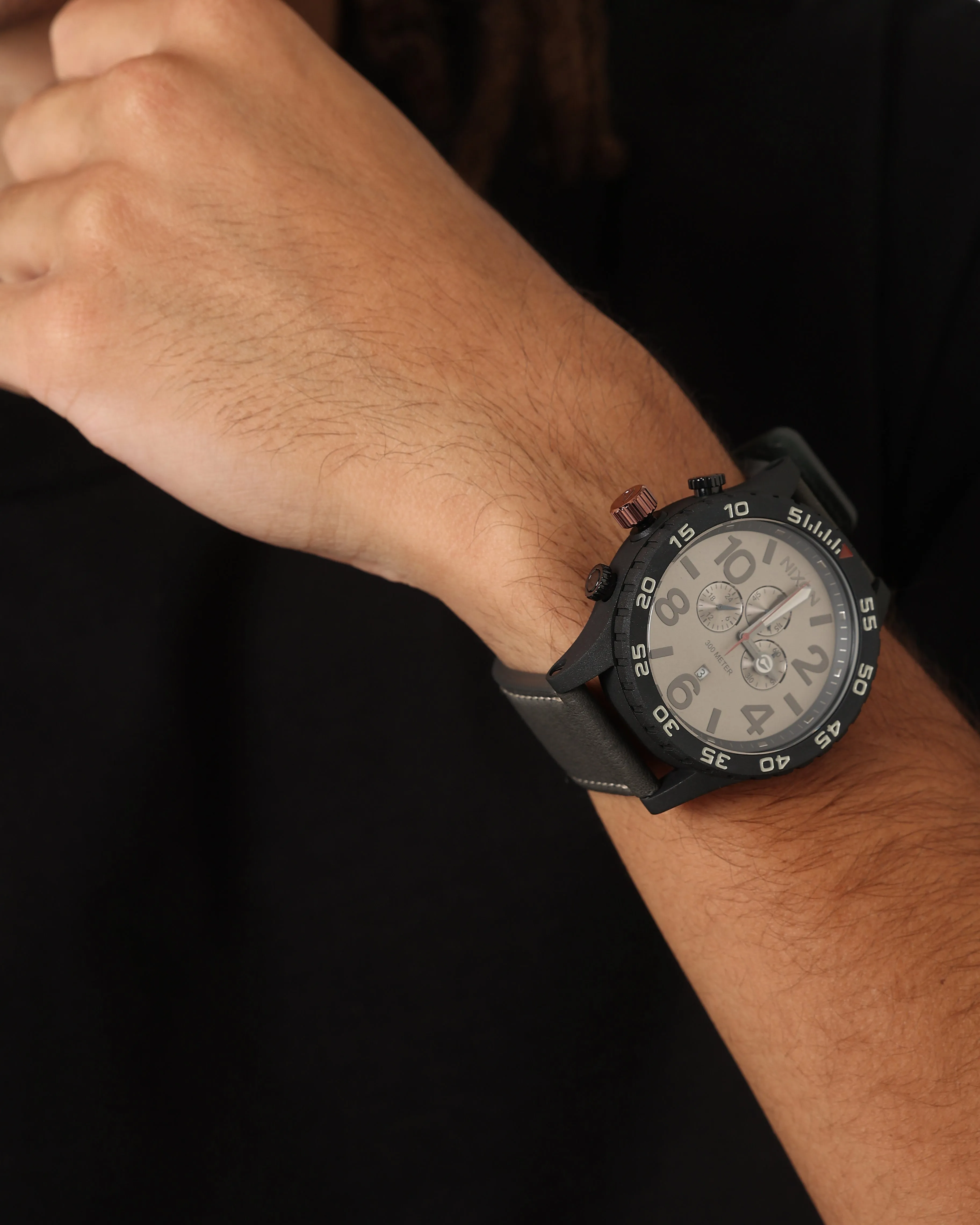 Nixon 51-30 Chrono Black/Pumice/Charcoal