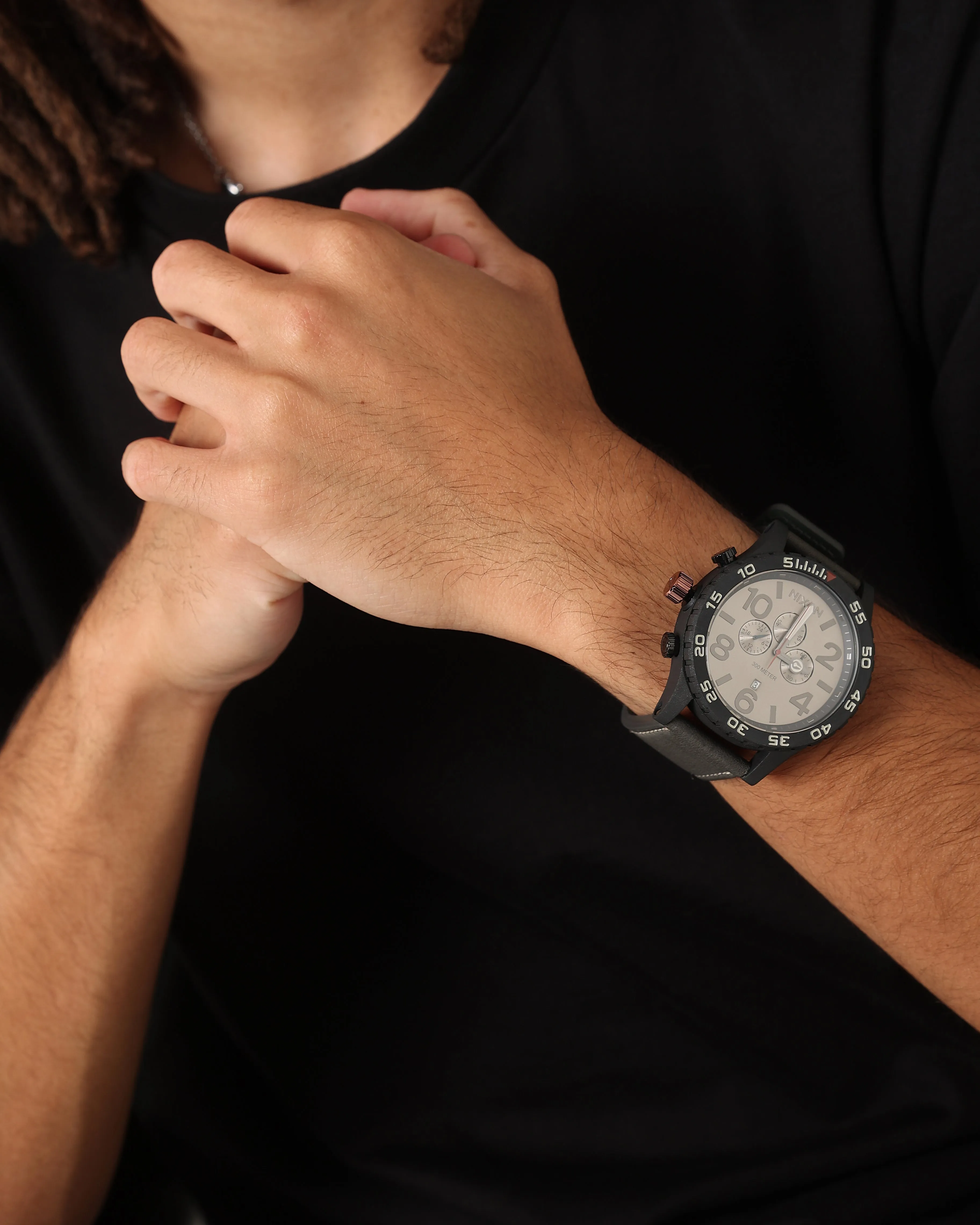 Nixon 51-30 Chrono Black/Pumice/Charcoal