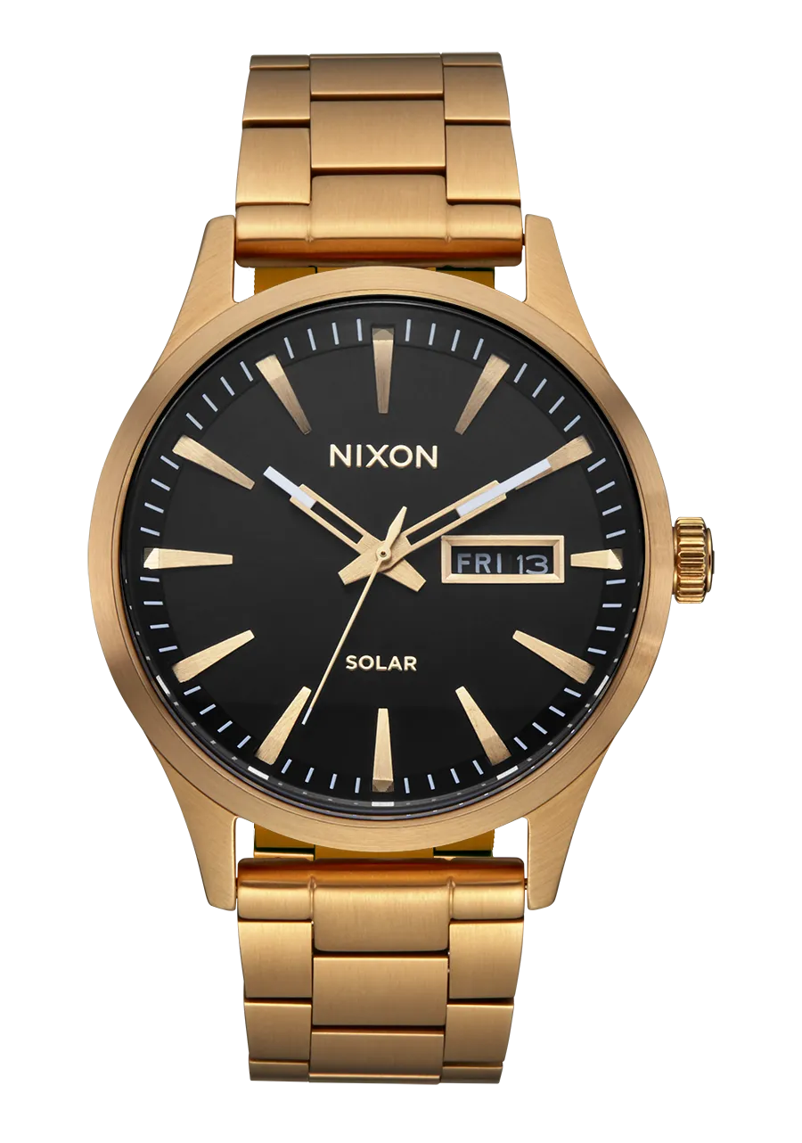 Nixon Sentry Solar Stainless Steel Watch