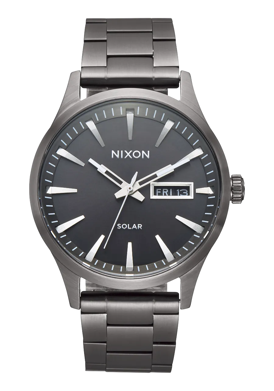 Nixon Sentry Solar Stainless Steel Watch