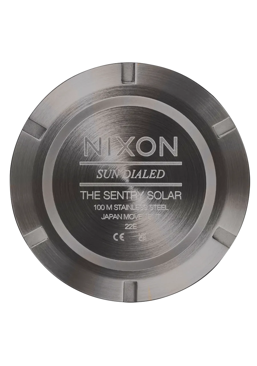 Nixon Sentry Solar Stainless Steel Watch