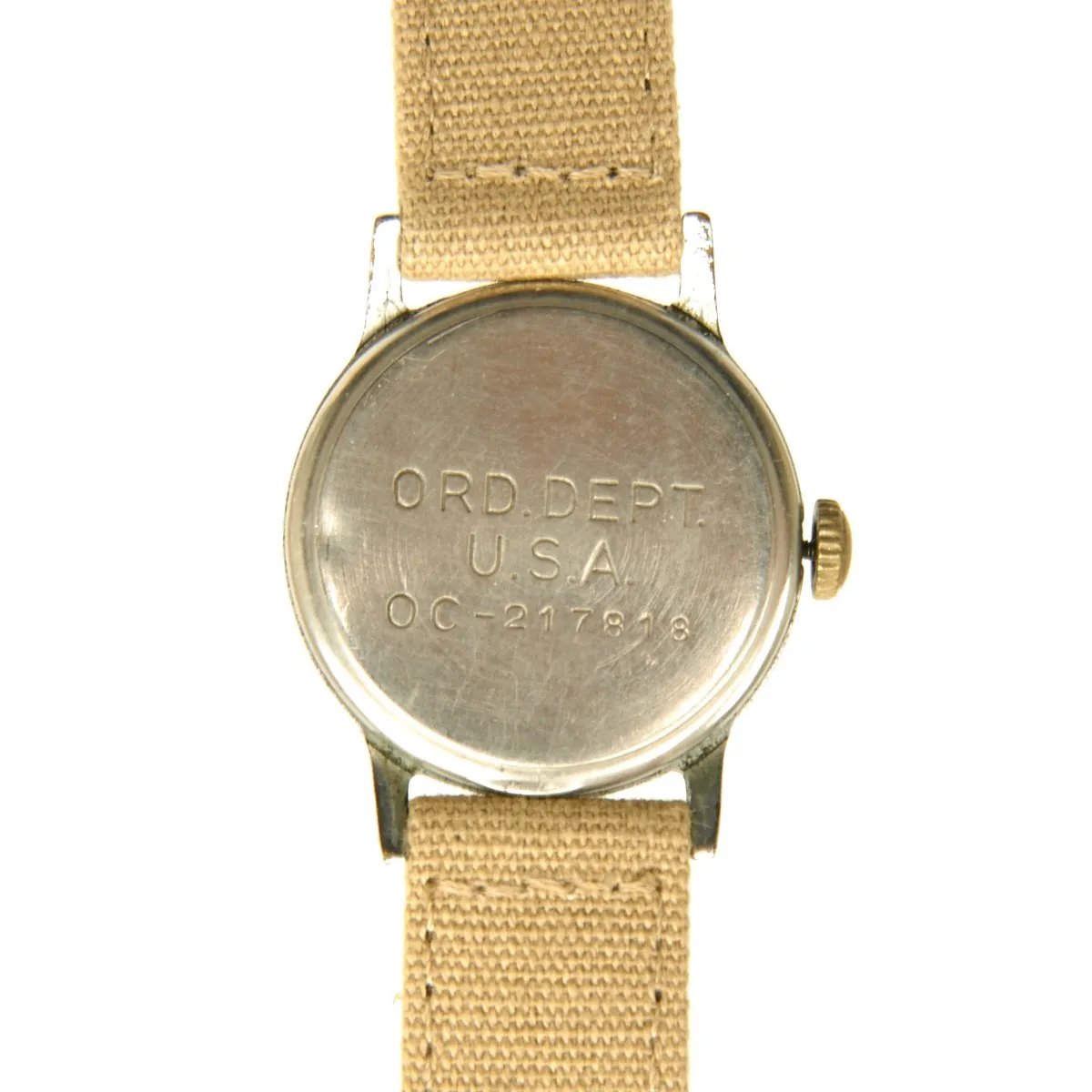 Original U.S. WWII Army 17-Jewel Wrist Watch by Waltham dated 1942 - Fully Functional