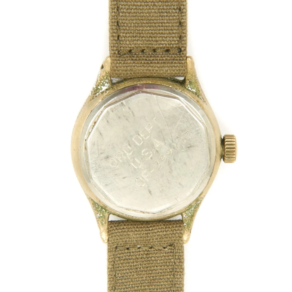 Original U.S. WWII Army Officer 17-Jewel Wrist Watch Model 10 AK by BULOVA - Fully Functional