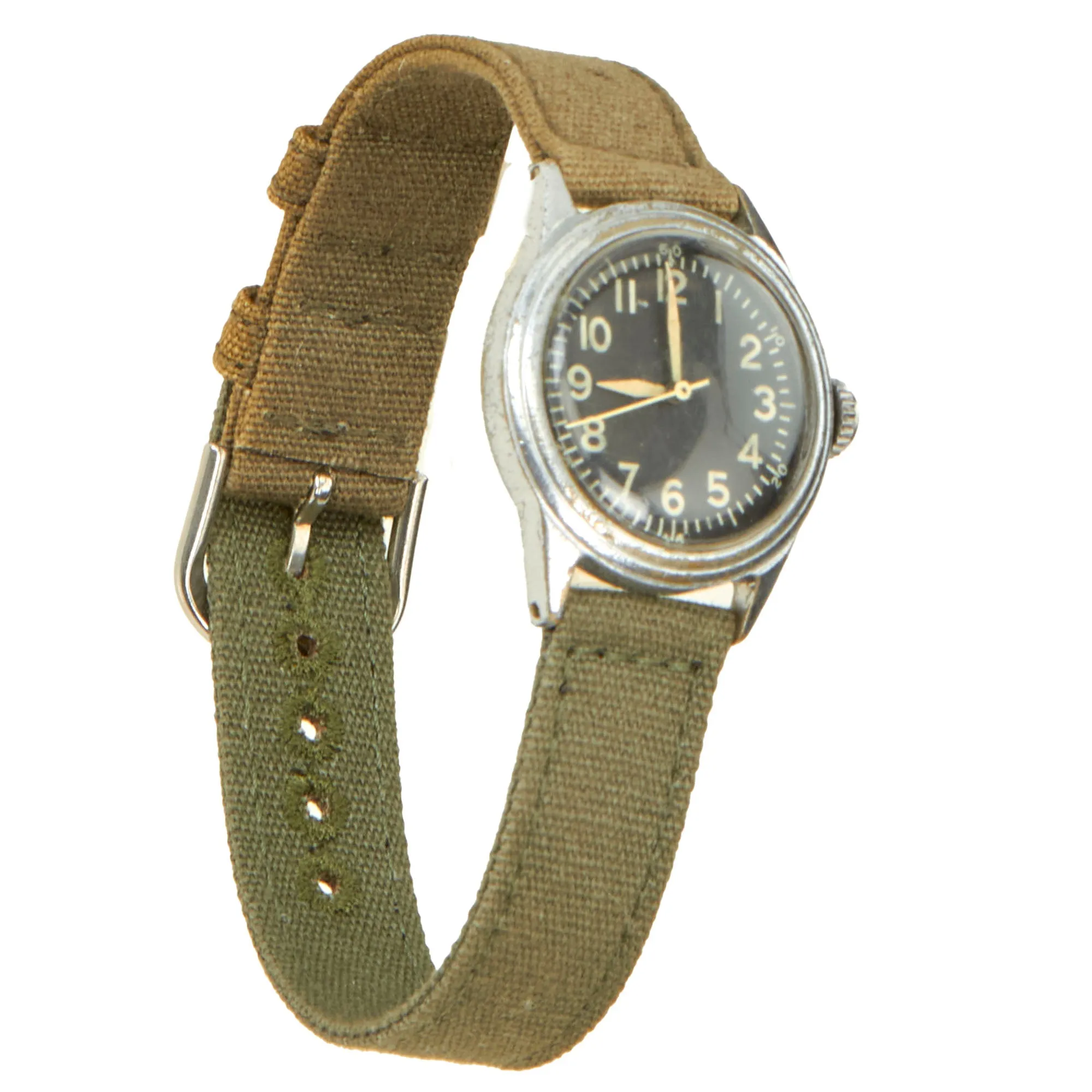 Original U.S. WWII Fully Functional Type A-11 USAAF Wrist Watch by Elgin - Serial # Y668301 (1945)