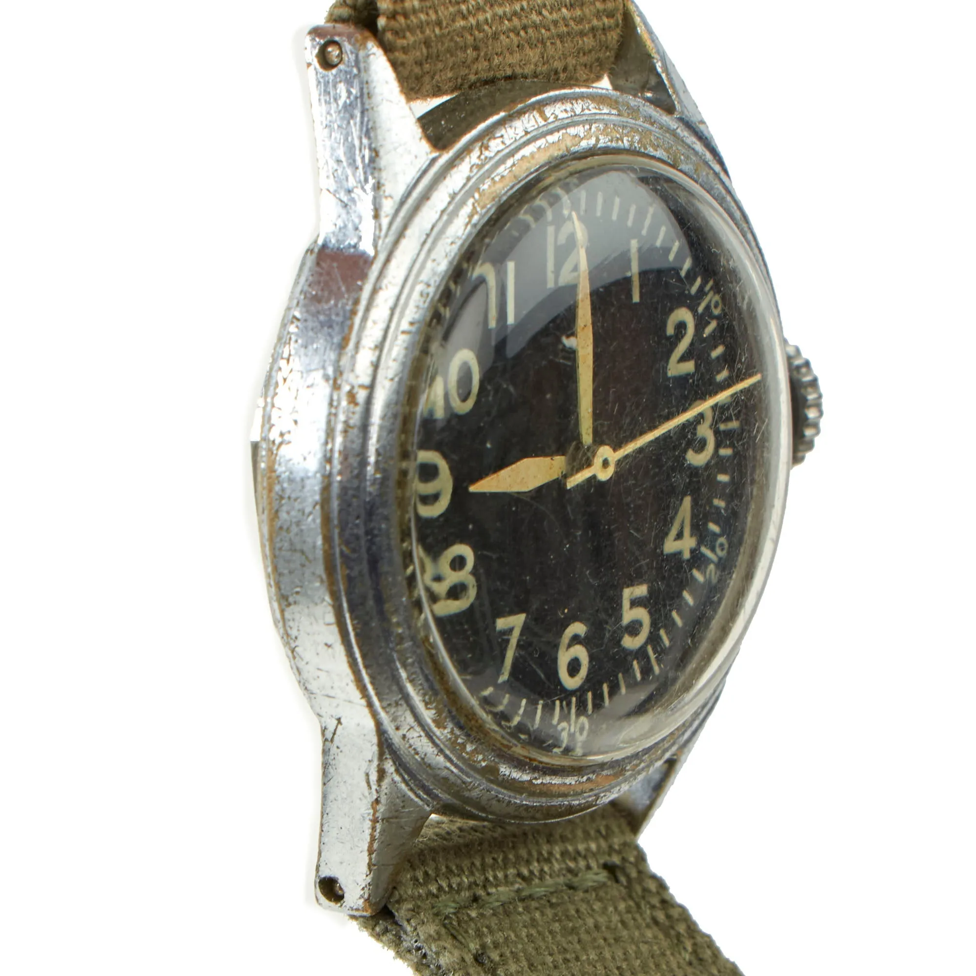 Original U.S. WWII Fully Functional Type A-11 USAAF Wrist Watch by Elgin - Serial # Y668301 (1945)