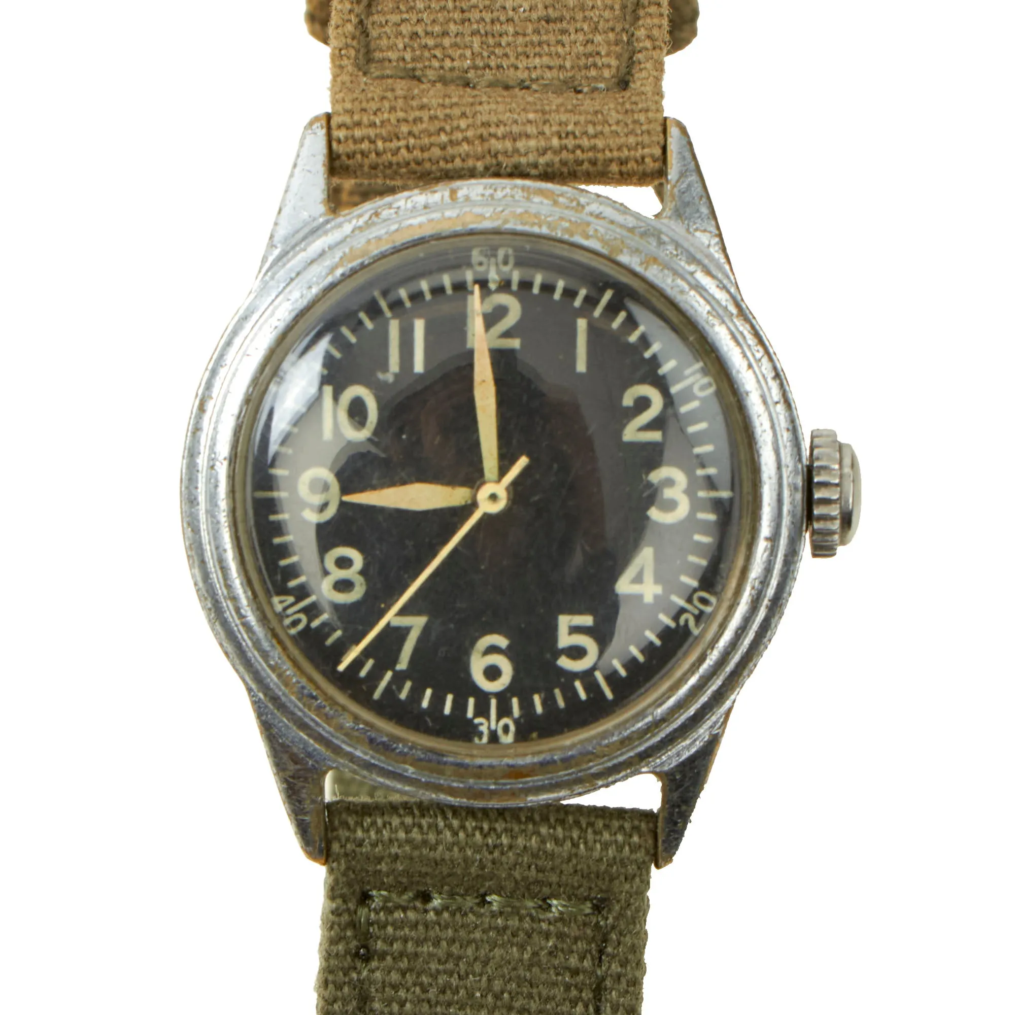 Original U.S. WWII Fully Functional Type A-11 USAAF Wrist Watch by Elgin - Serial # Y668301 (1945)