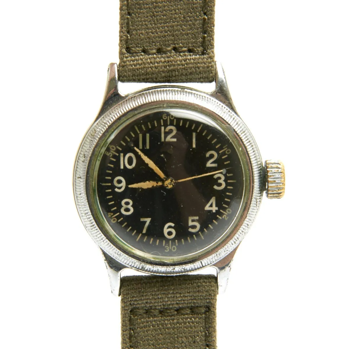 Original U.S. WWII Type A-11 USAAF Wrist Watch by Elgin - Fully Functional