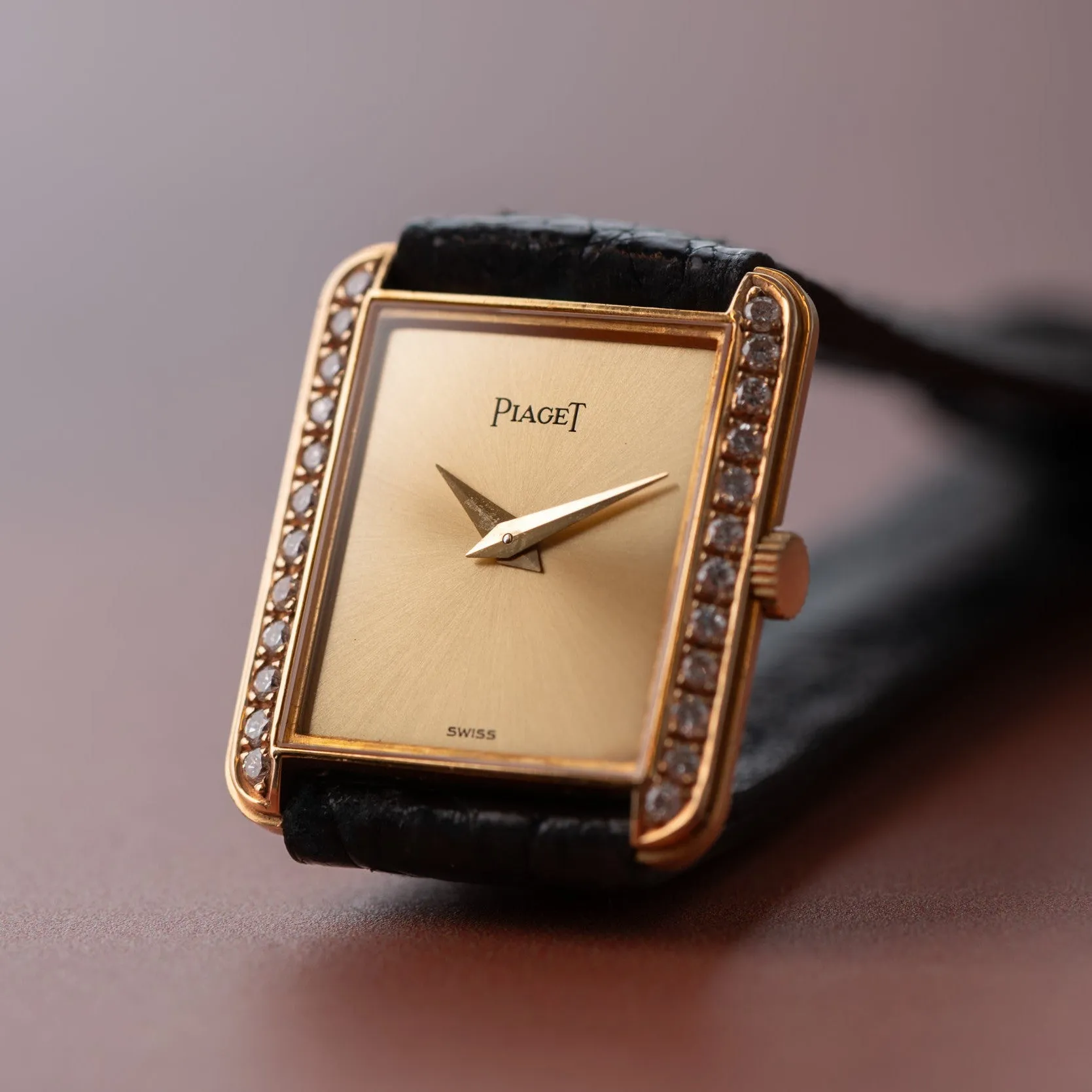 Piaget Yellow Gold Diamond-Set Dress Watch