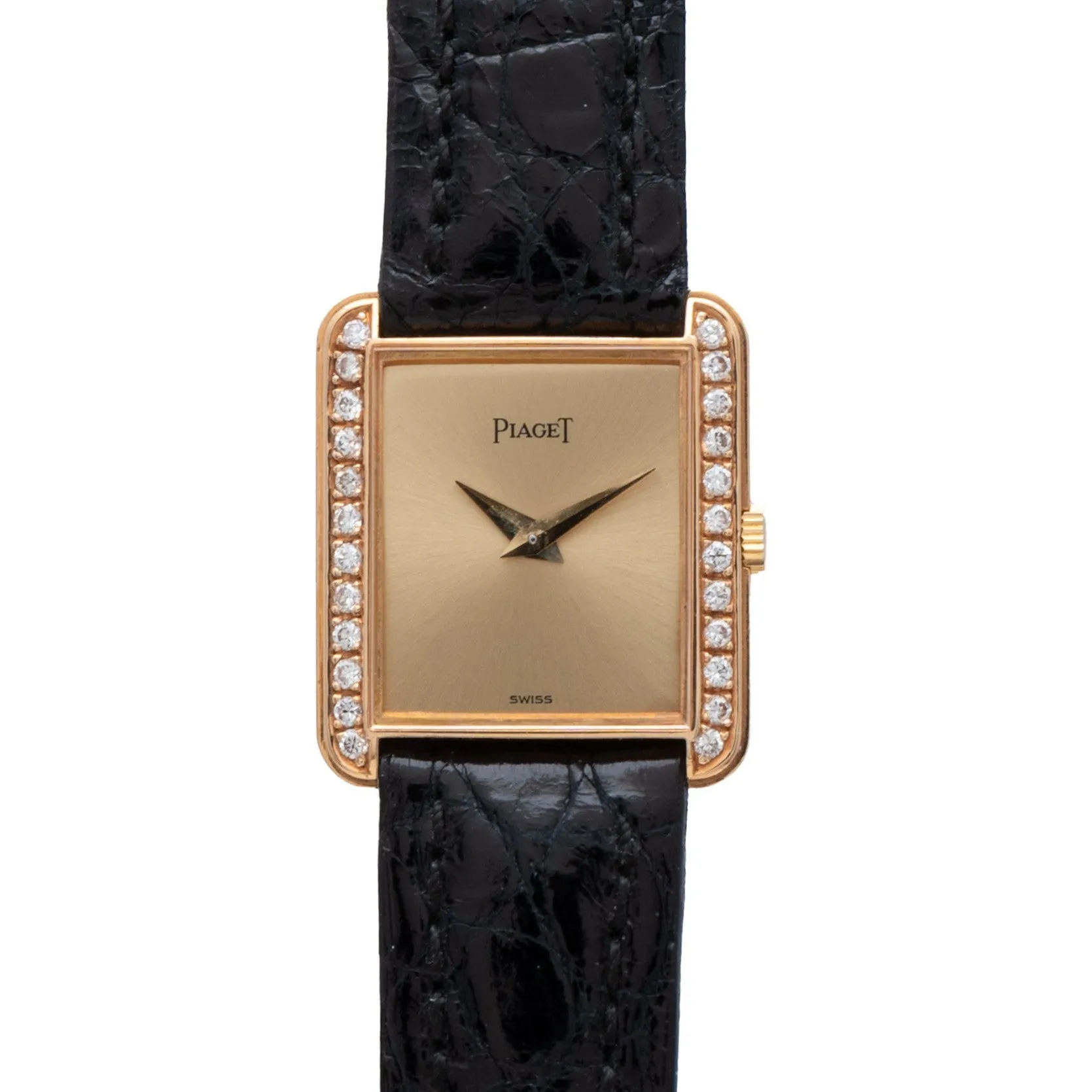 Piaget Yellow Gold Diamond-Set Dress Watch