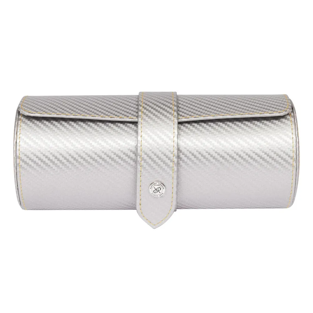 RAPPORT - Carbon Silver Watch Roll Triple | D353