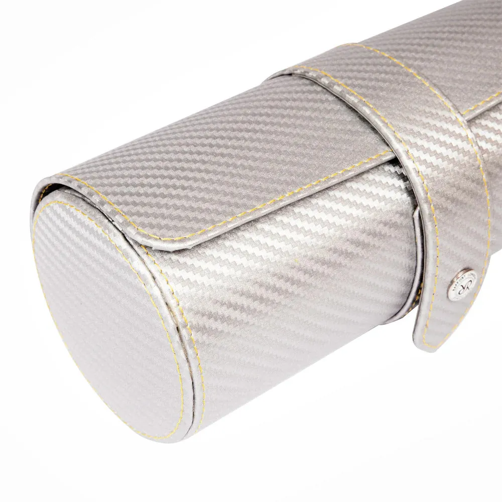 RAPPORT - Carbon Silver Watch Roll Triple | D353