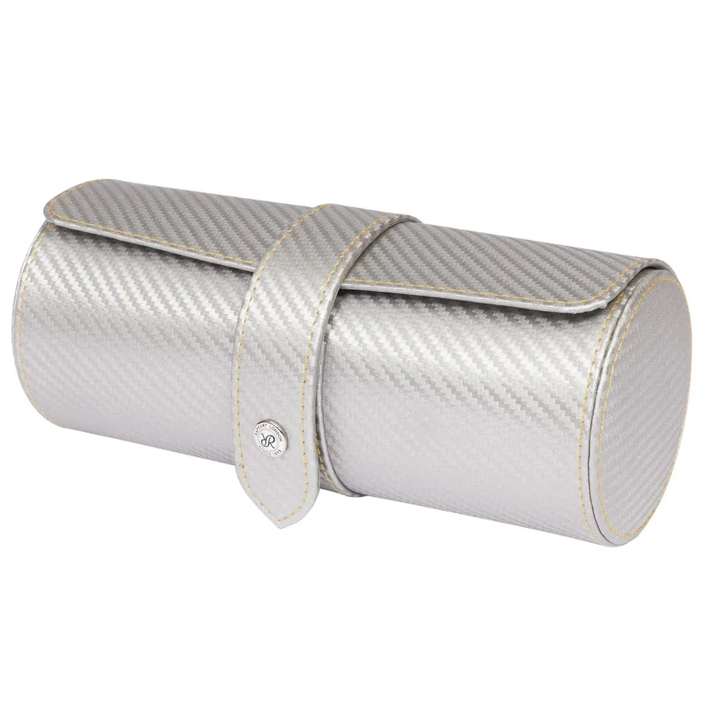 RAPPORT - Carbon Silver Watch Roll Triple | D353