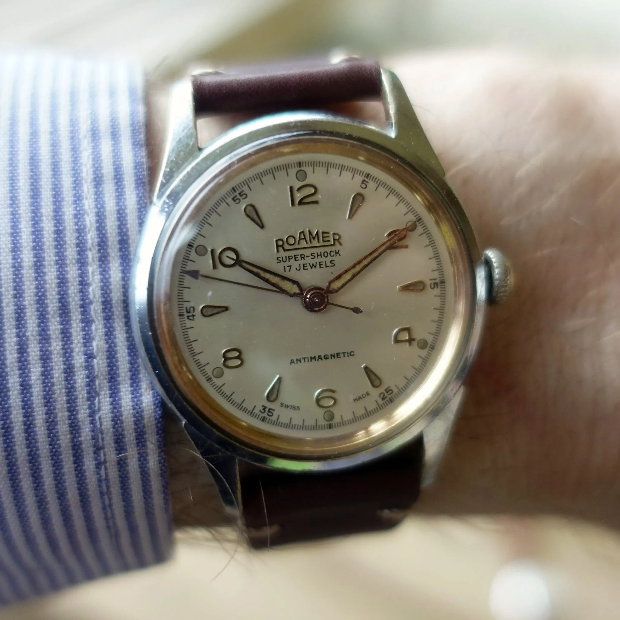 Roamer 'Super Shock' 17 Jewel Vintage Watch