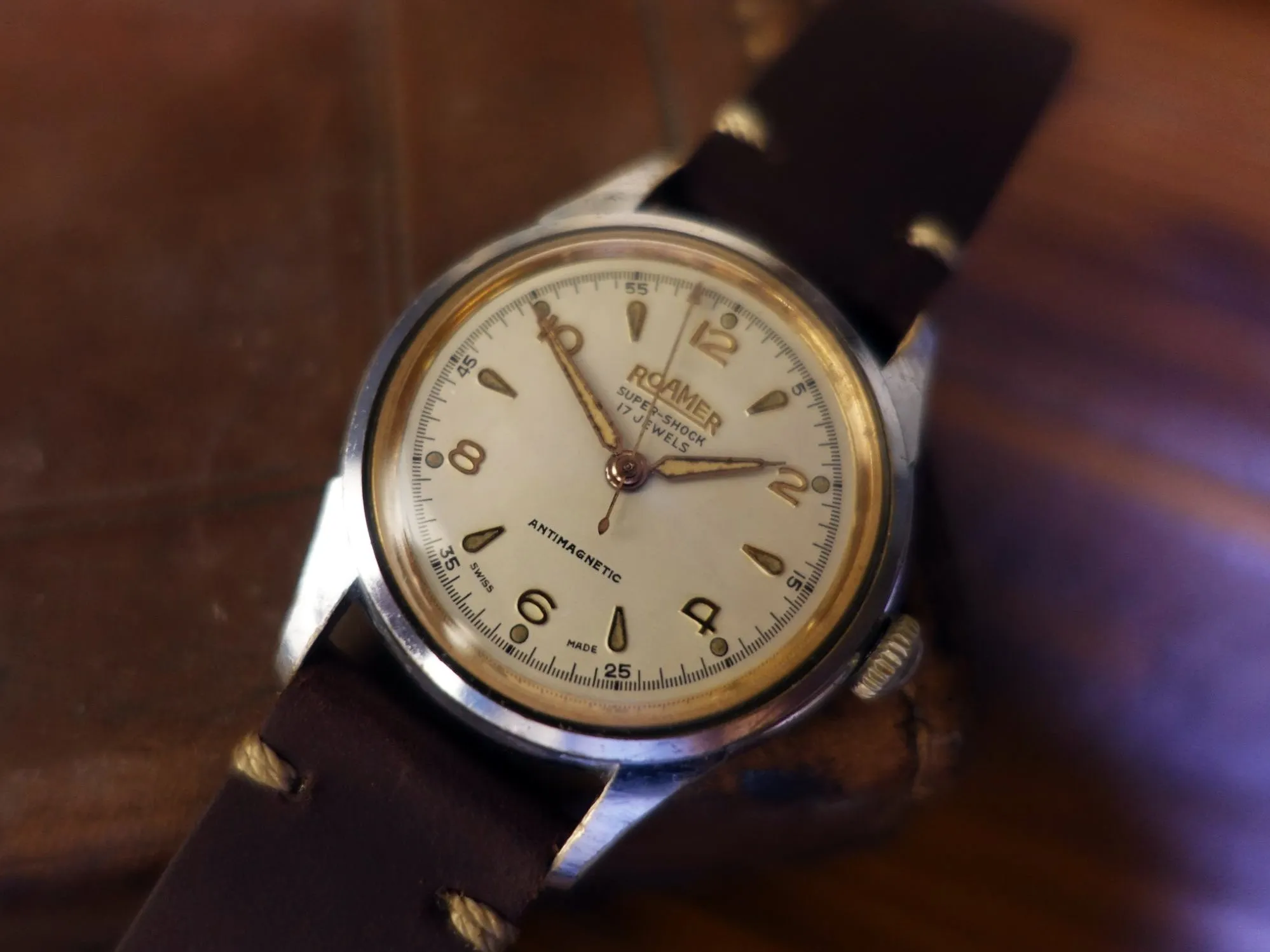 Roamer 'Super Shock' 17 Jewel Vintage Watch