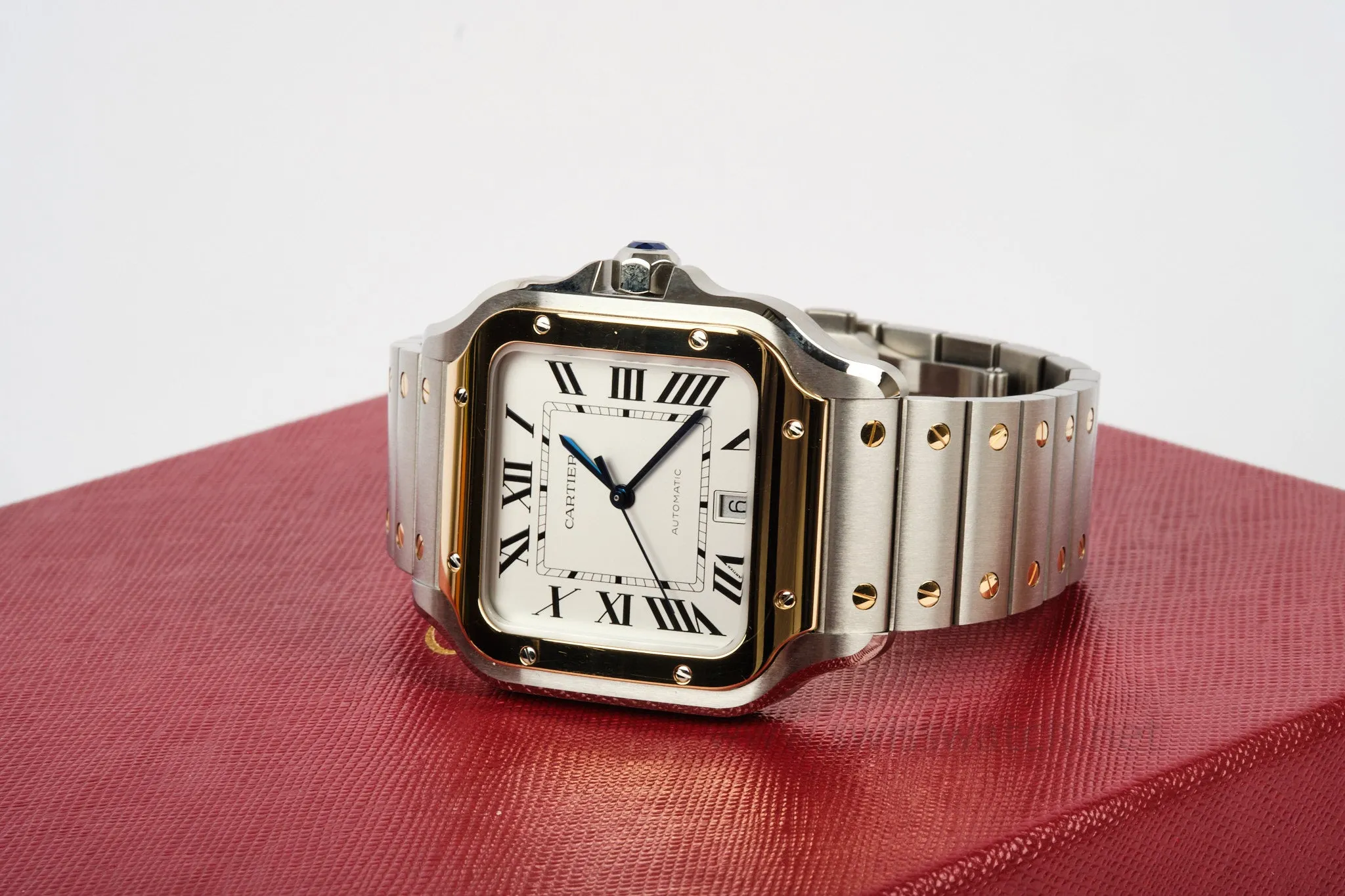 Santos De Cartier W2SA0009 Large Dial COMPLETE SET 06/2024