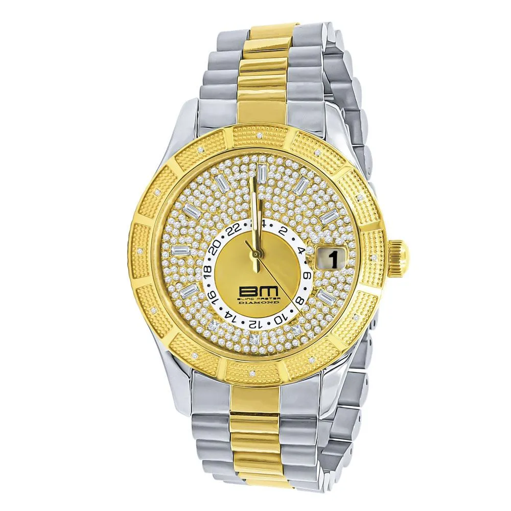 Sky Diamond .12 Carat Hip Hop Watch