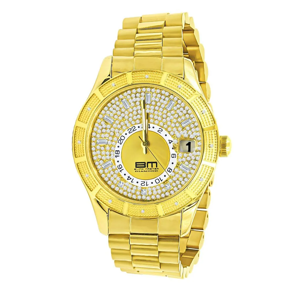 Sky Diamond .12 Carat Hip Hop Watch