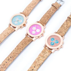 Stylish Casual Watch with Natural Cork Watch Strap WA-358-without box