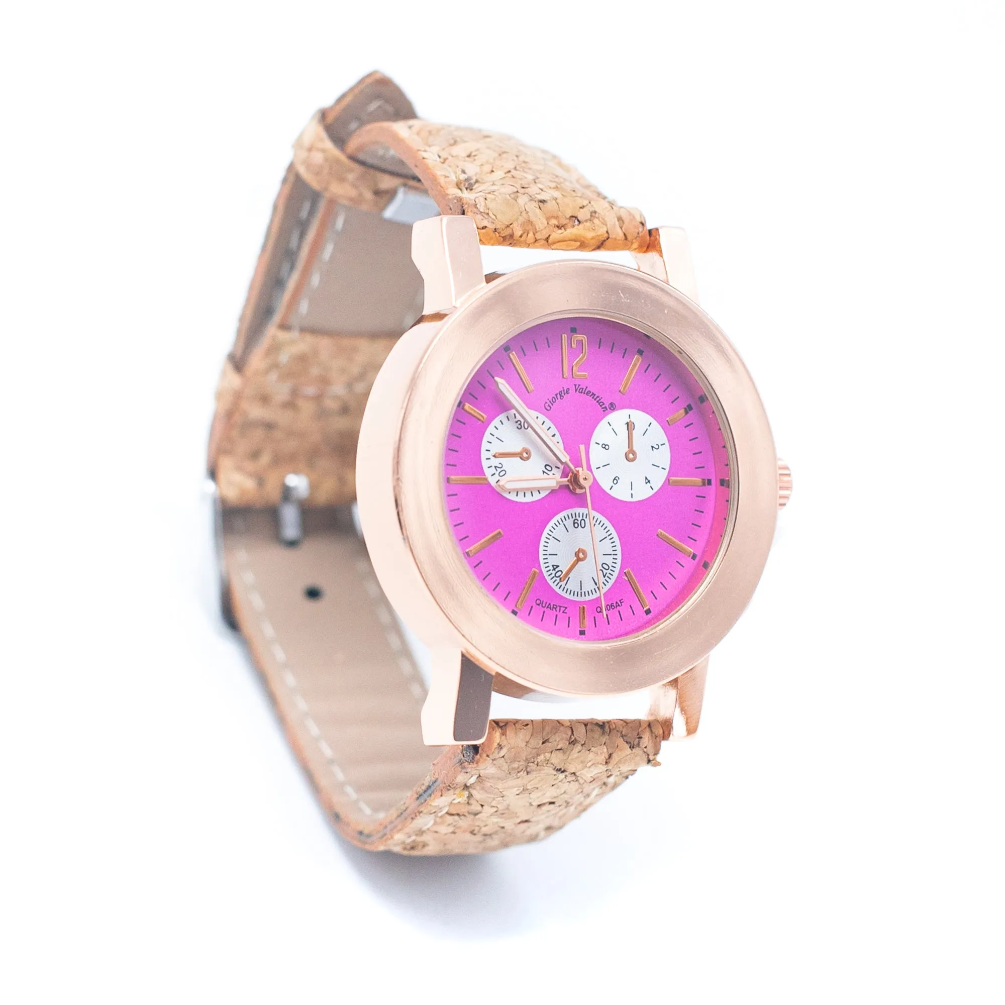 Stylish Casual Watch with Natural Cork Watch Strap WA-358-without box