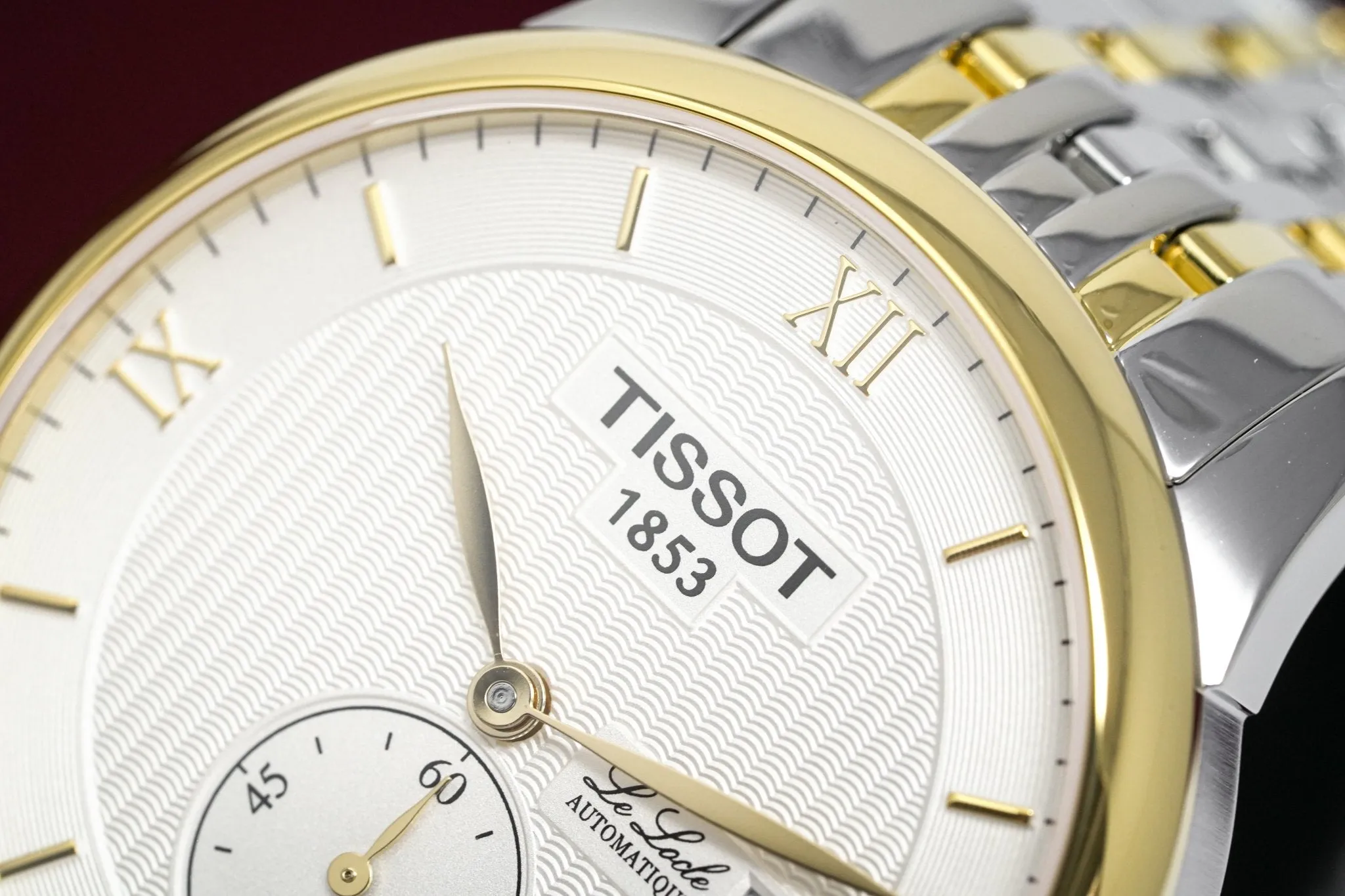 Tissot T-Classic Le Locle Men's Silver Gold Watch T0064282203801