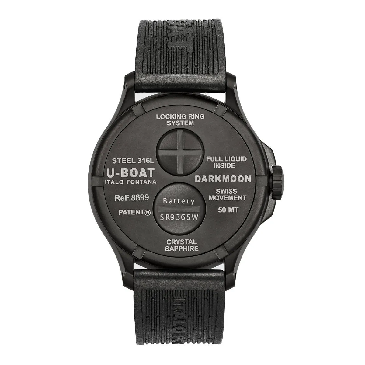 U-Boat Watch Darkmoon 44 Elegant Brown IP Black 8699/B