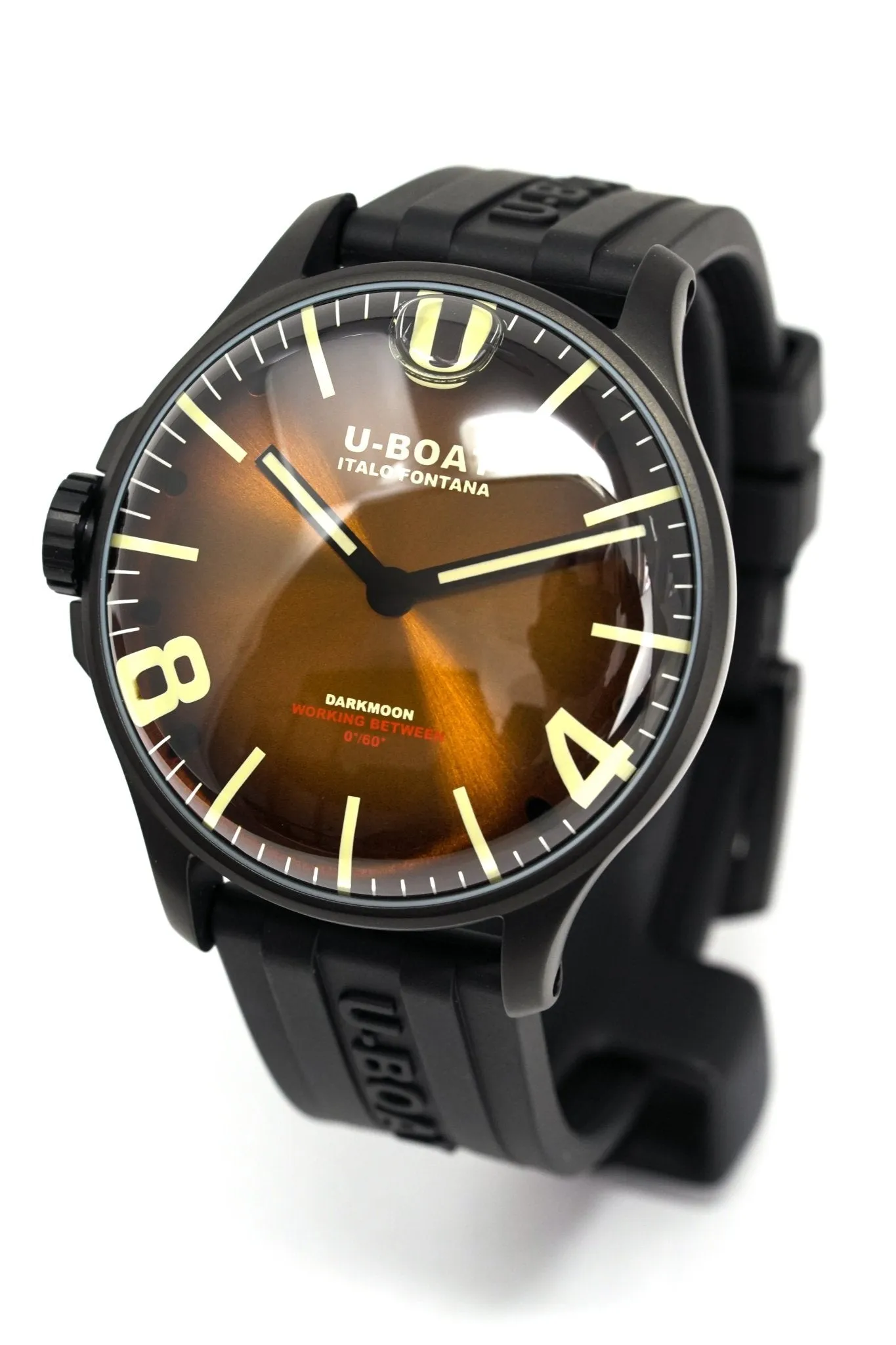 U-Boat Watch Darkmoon 44 Elegant Brown IP Black 8699/B