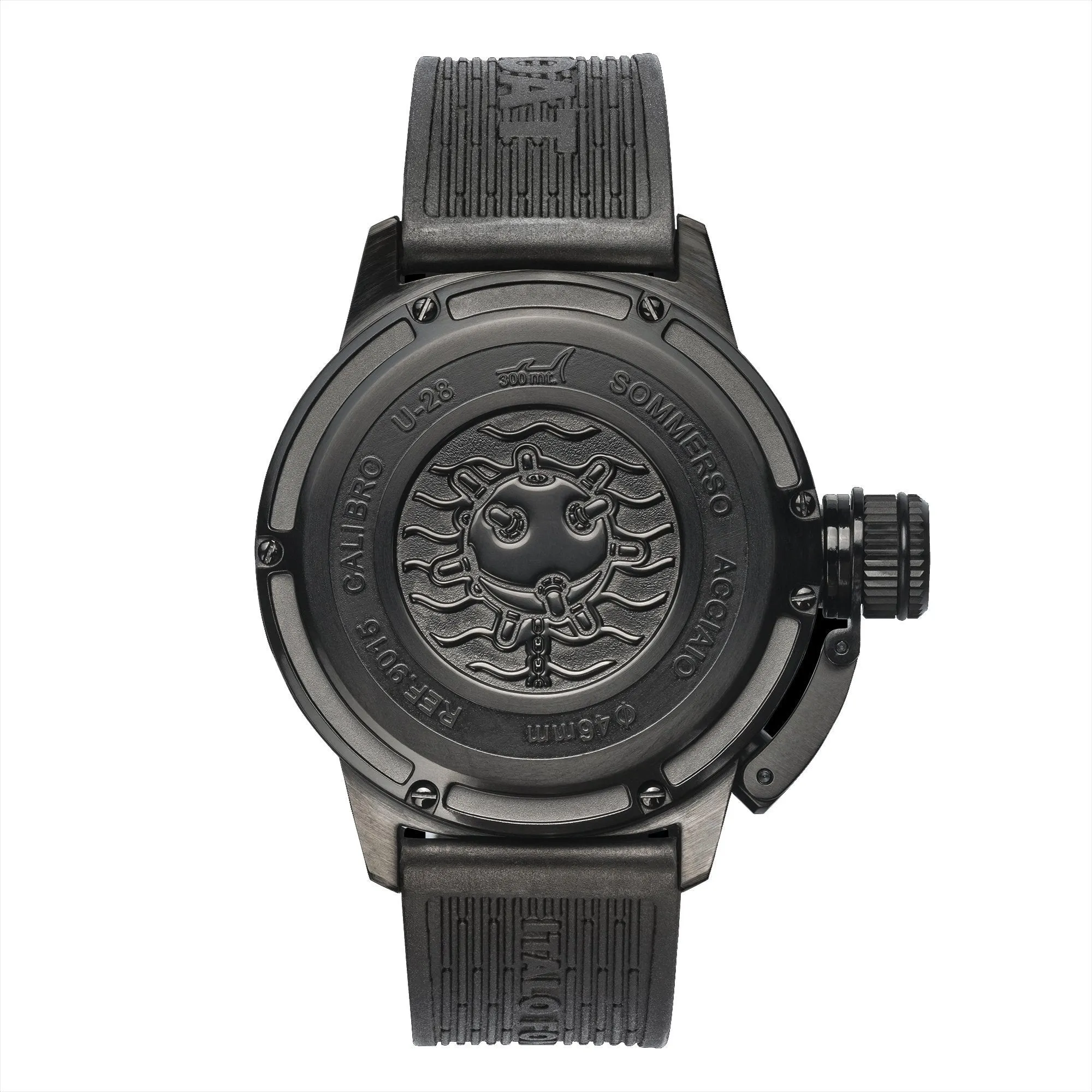 U-Boat Watch Sommerso 46 Diver Date Black DLC 9015