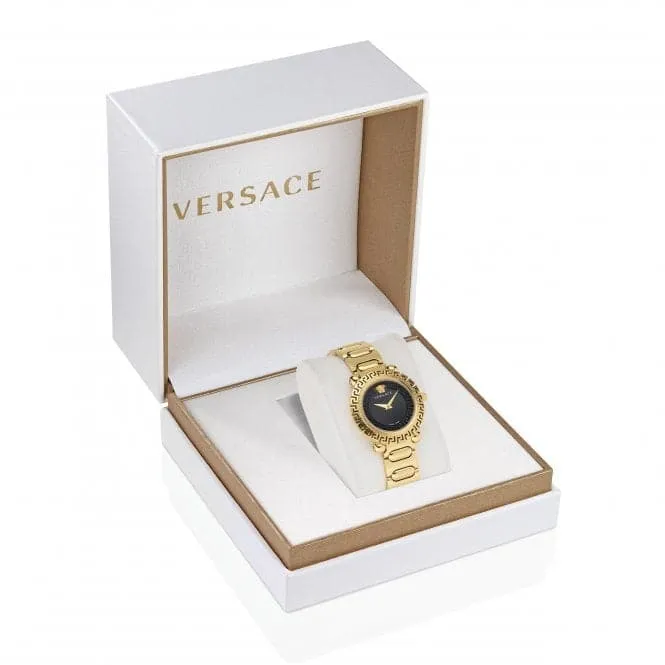 Versace Ladies Greca Twist Gold-Tone Watch VE6I00523