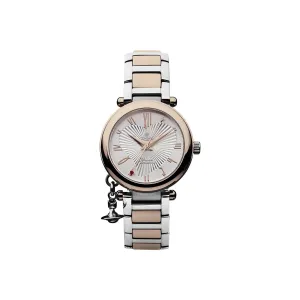 VIVIENNE WESTWOOD VV006RSSL Ladies Orb Watch with Silver Dial Analogue Display