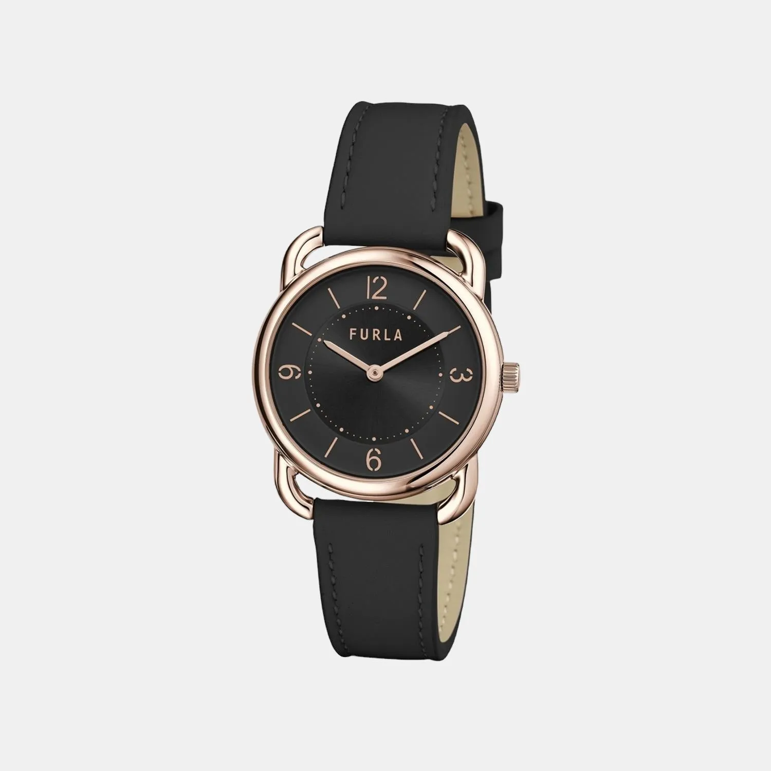 Women Black Analog Leather Watch WW00021013L3