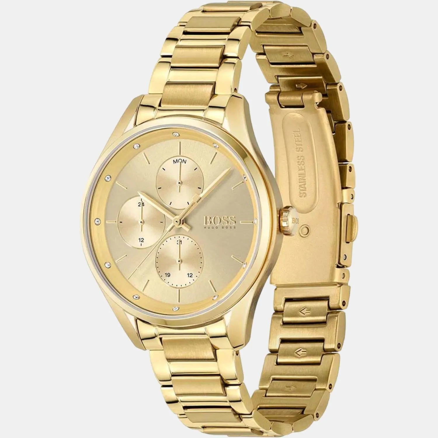 Women Gold Stainless Steel Chronograph Watch 1502584